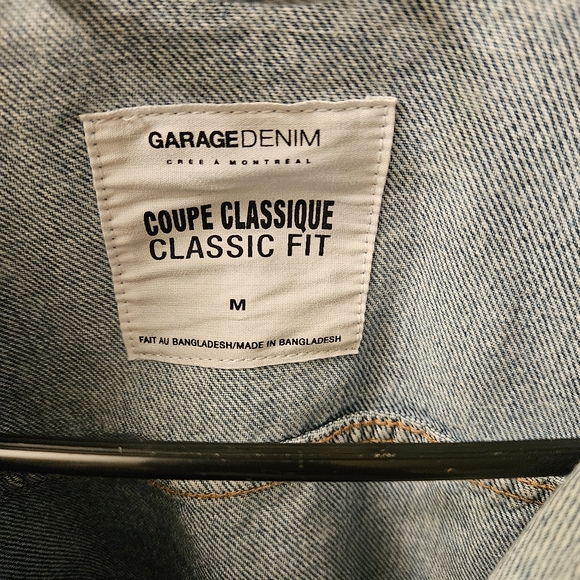 Garage Clothing Classic Fit Denim Jacket - Chadwick Blue - Picture 7 of 7